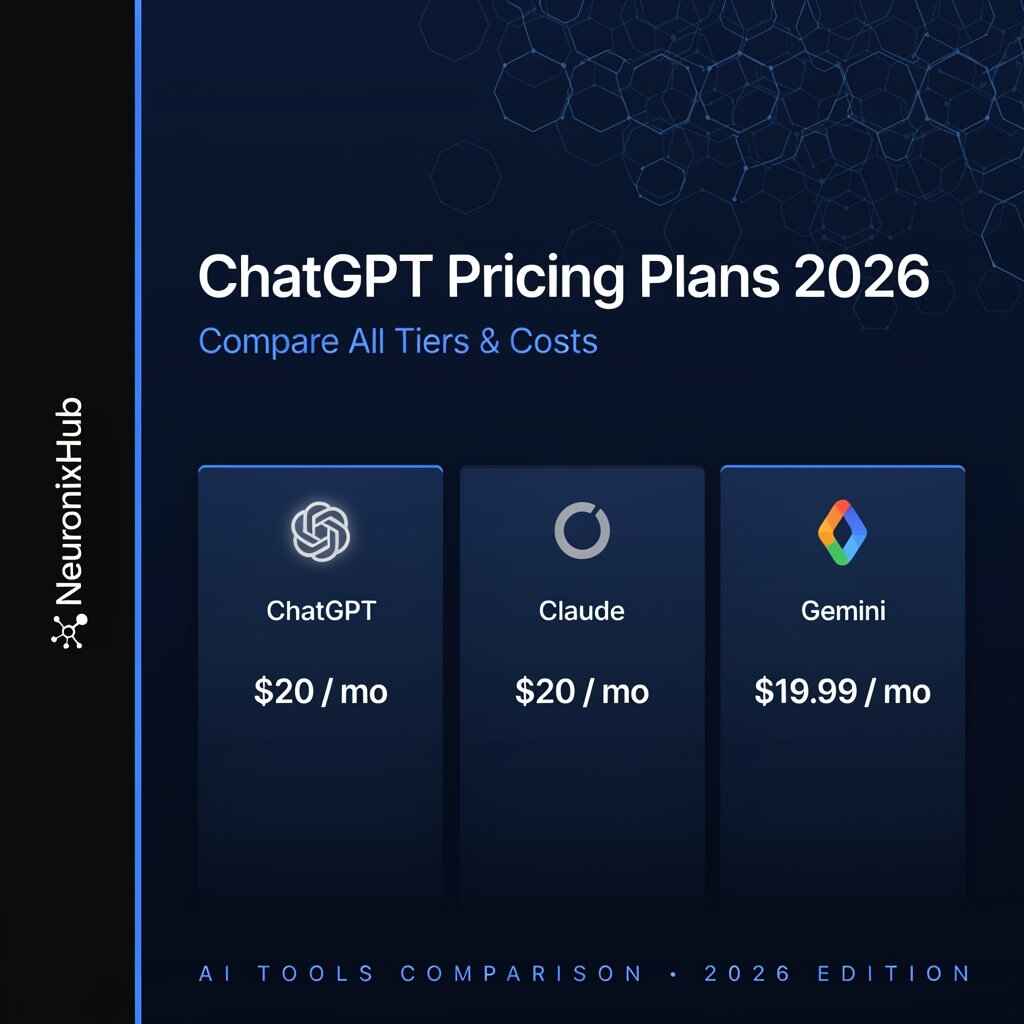 ChatGPT Pricing Plans Compared: The Best AI Tool Options to Choose in 2026 1 chatgpt plus price 2026
